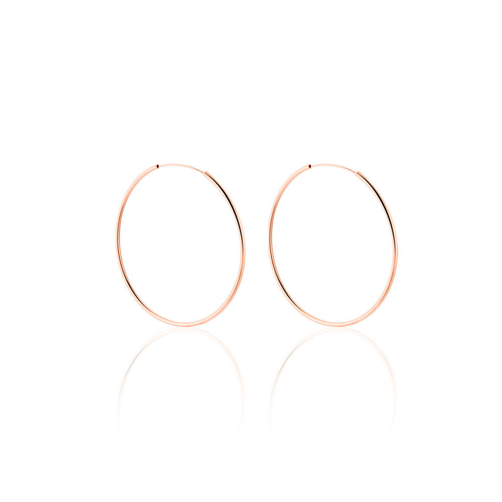 Créoles Argent Rose Olympia
