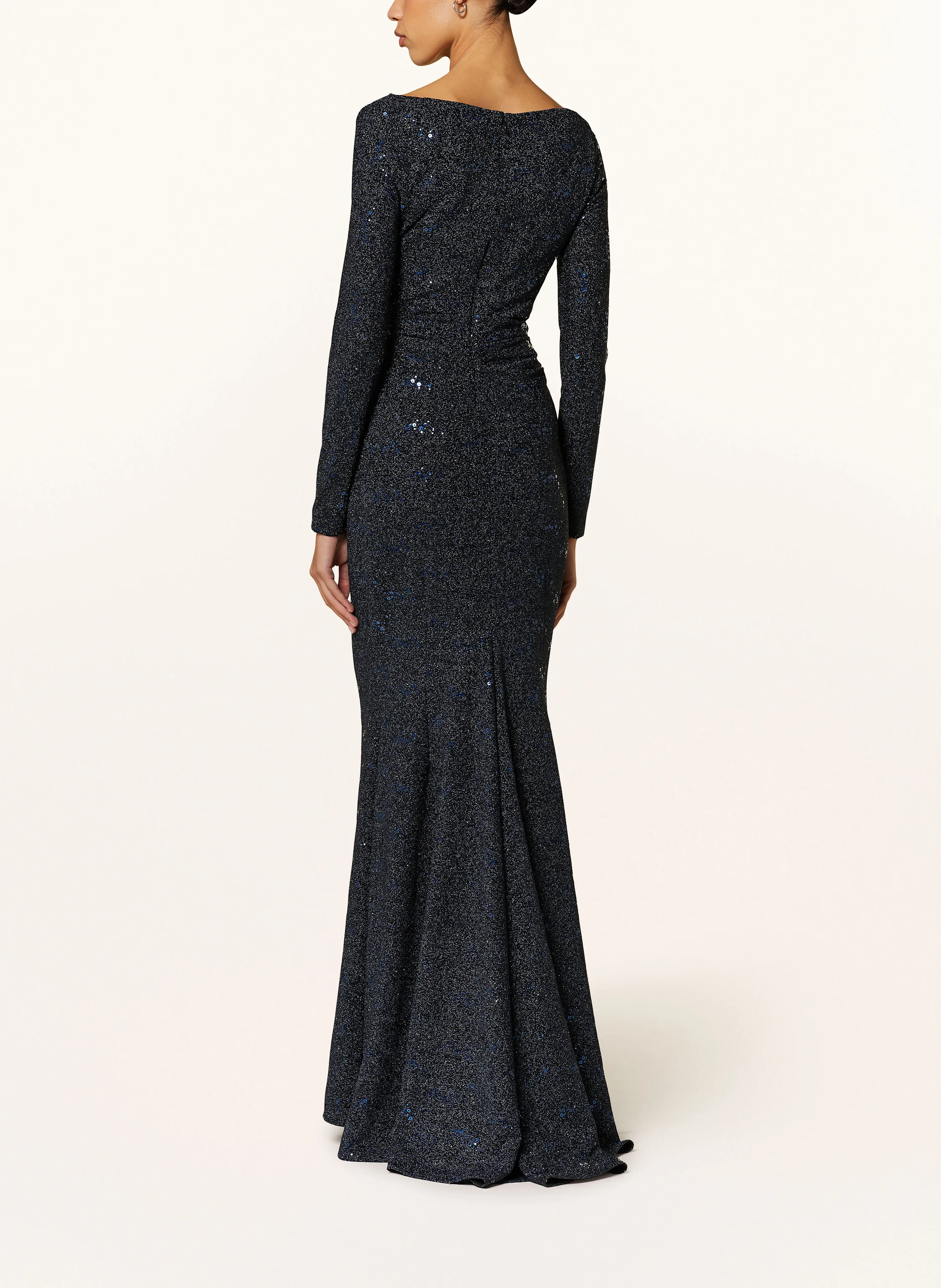 TALBOT RUNHOF Abendkleid mit Glitzergarn und Pailletten