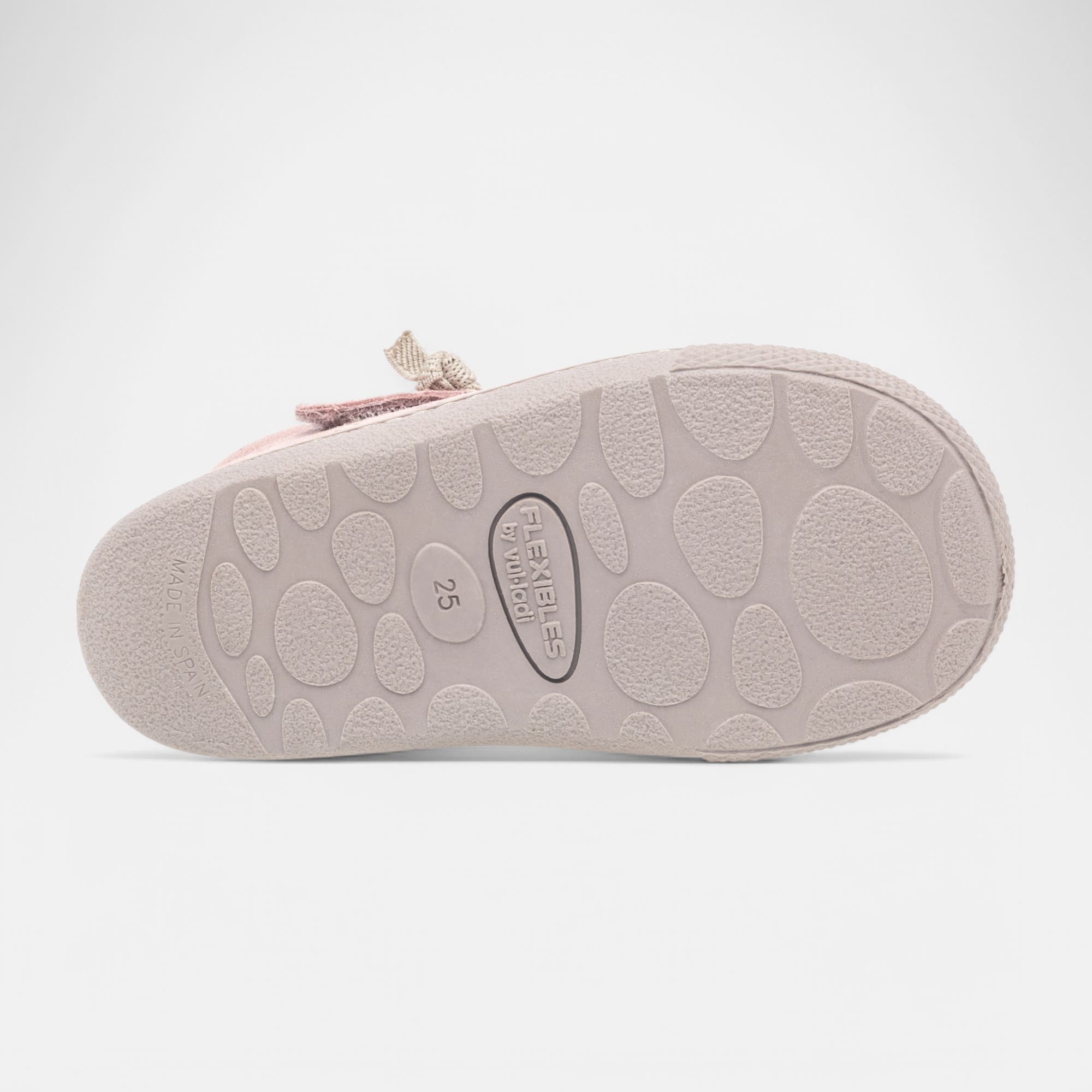 Baskets basses Fille en cuir rose