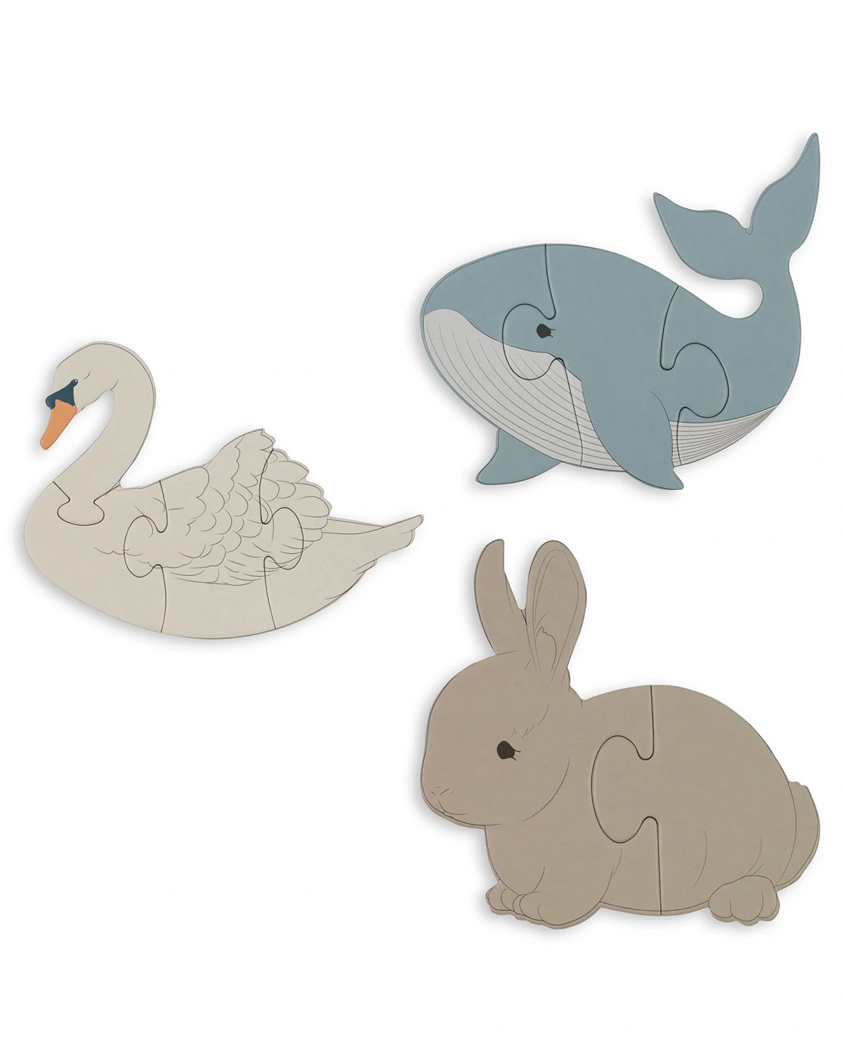 Puzzle ANIMALS 3 Stück