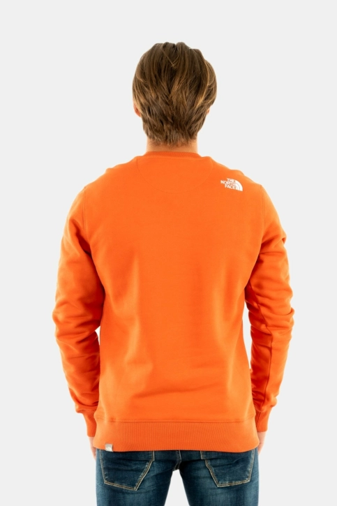 sweat the north face drew peak emj burnt ochre