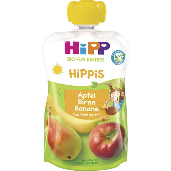 Bio Hippis Apfel Birne Banane