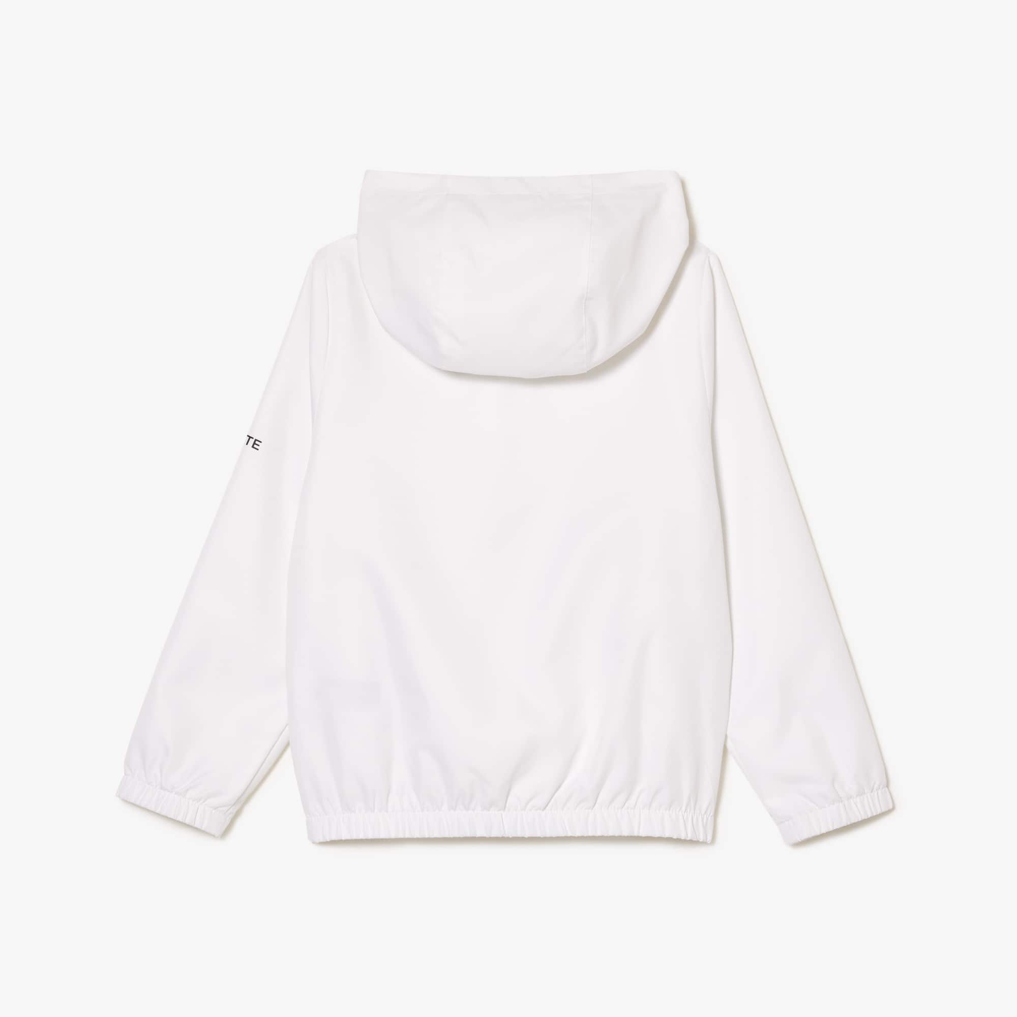 Veste zippée Sport à capuche avec marquage Manteaux & Blousons - Blanc - Lacoste - Garçon