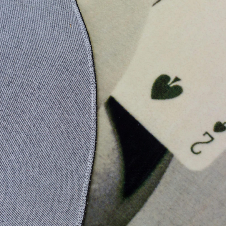 Seletti Toiletpaper vloerkleed Ø194 Two of Spades