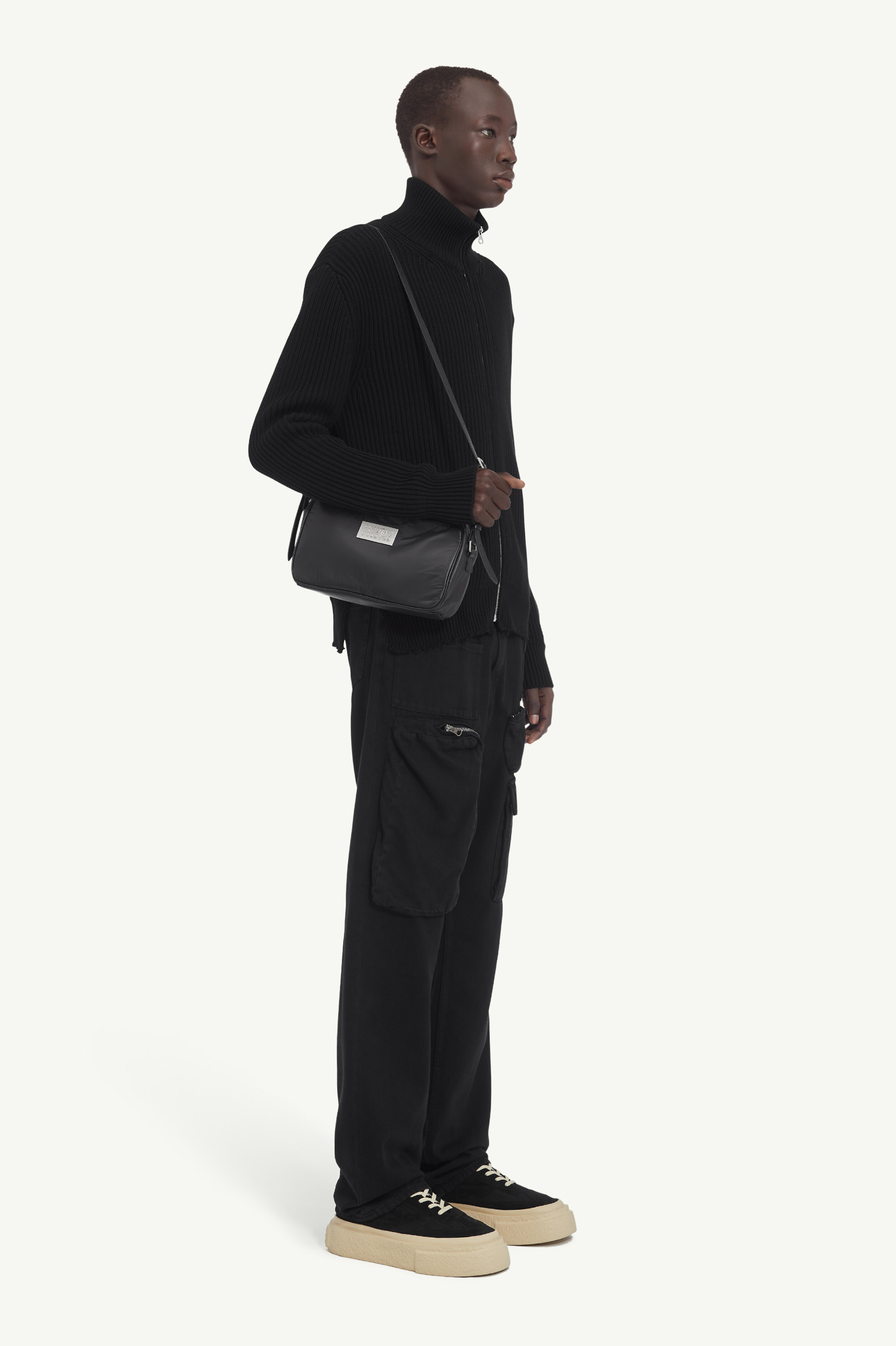 Veste de sport en maille côtelée