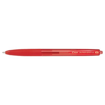 Pilot Super Grip-G - Stylo à bille - rouge - encre à huile - 1 mm - rétractable