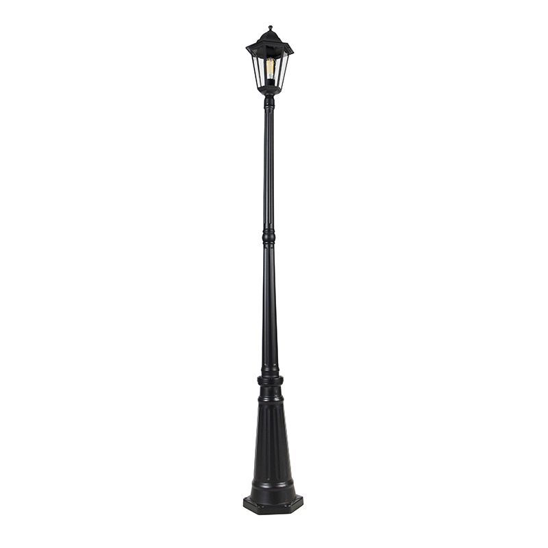 Klassieke buitenlantaarn zwart 200 cm IP44 - Havana