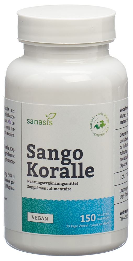 SANASIS Sango Korallen Kaps Ds 150 Stk
