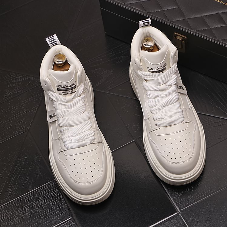 Mr Ozera - Hoge sneakers met letters (verschillende ontwerpen)