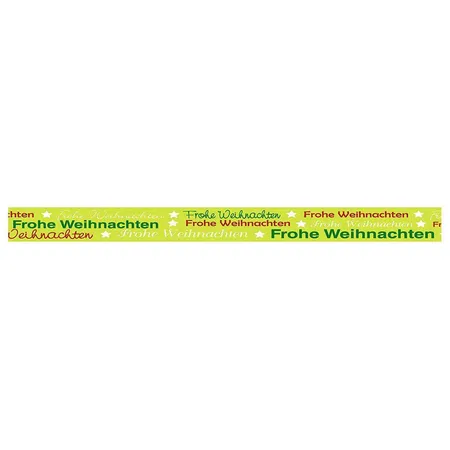 URSUS Masking Tape, ca. 15 mm x 10 m, Frohe Weihnachten