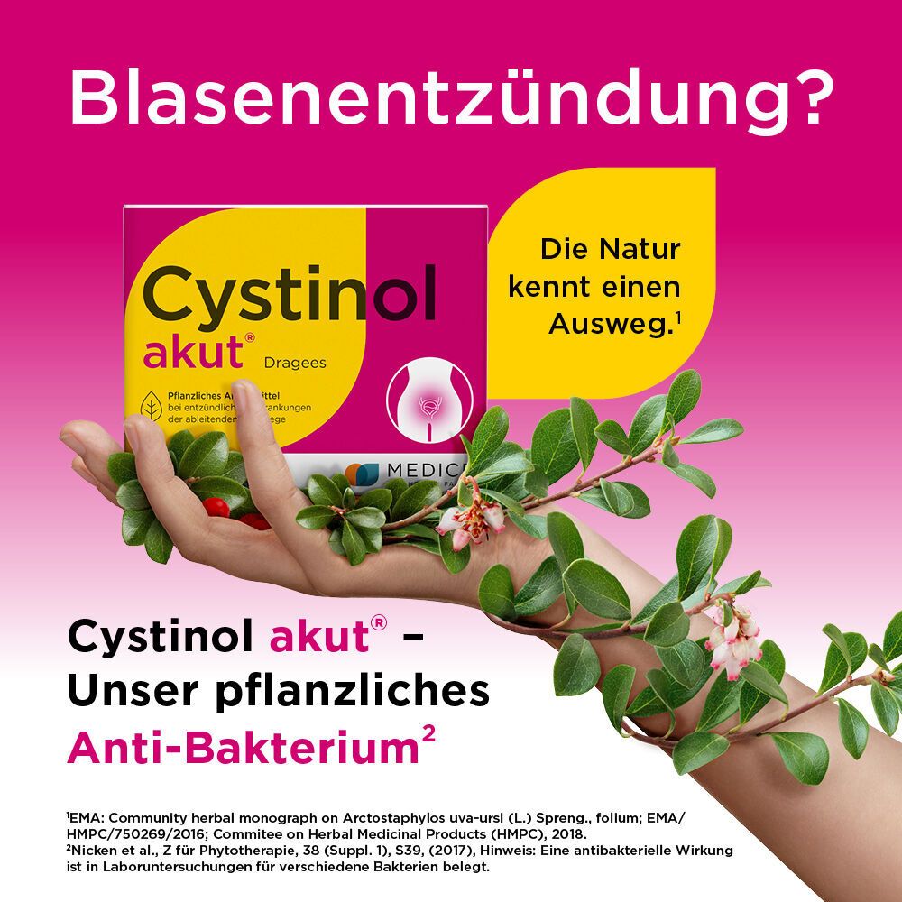 Cystinol akut bei akuter Blasenentzündung & Harnwegsinfektion