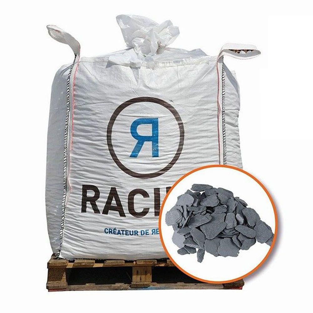 Paillage naturel ardoise grise 10/40 big bag 800 litres pour 20m2
