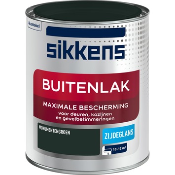 Sikkens buitenlak zijdeglans Monumentengroen 750 ml