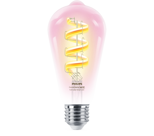 Philips - Filament Pære Klar 40 W ST64 E27 - Elegant Belysning