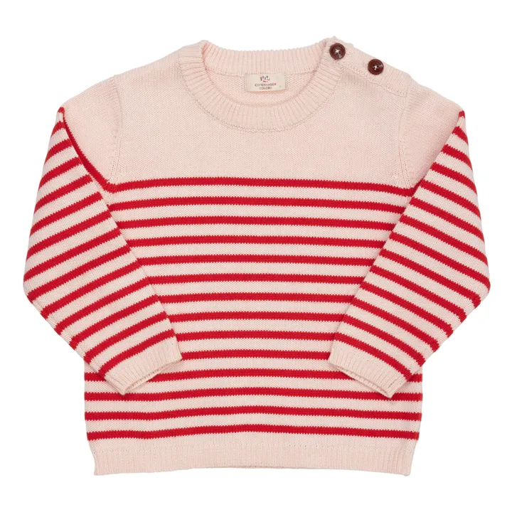 Copenhagen Colors Pull Marinière | Rouge
