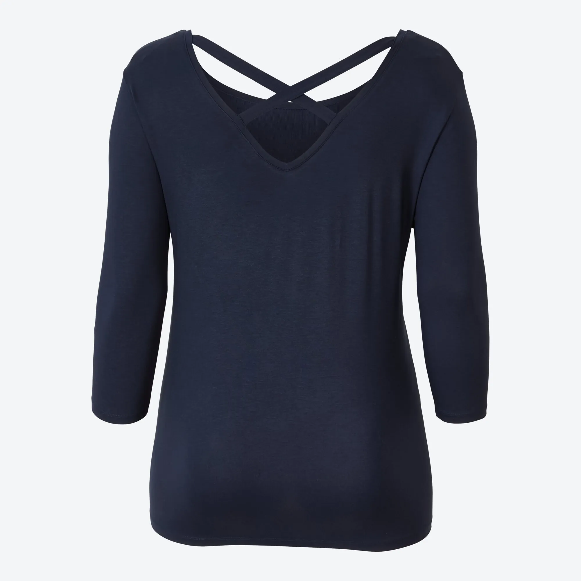 Damen-Shirt mit Zierbändern, große Größen