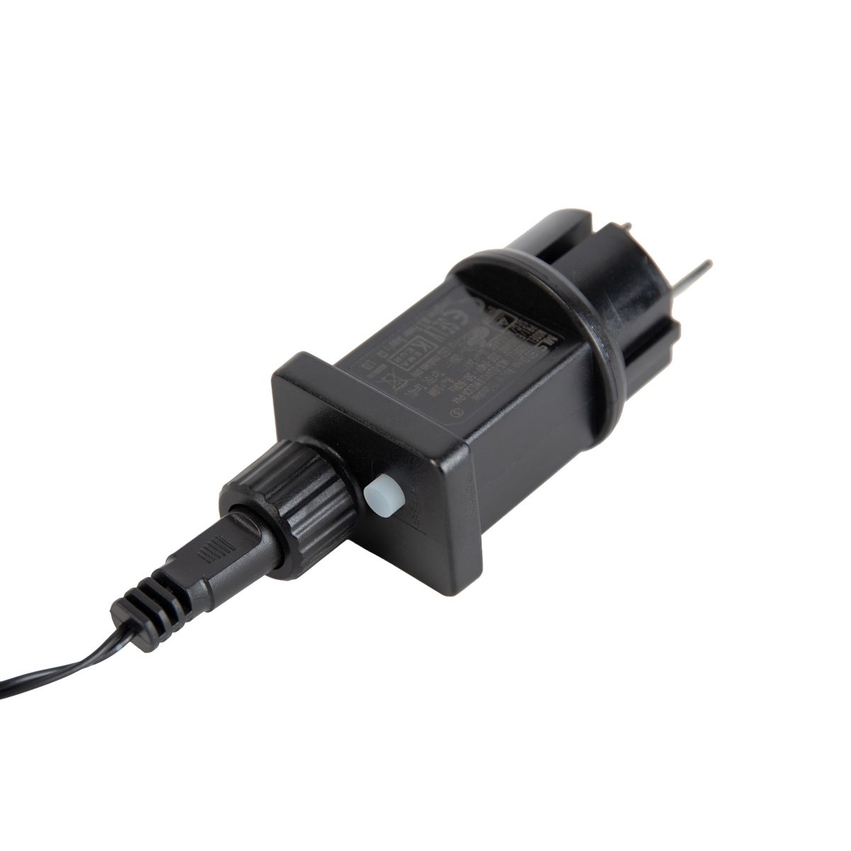 Kerst prikspot ster kerst zwart 60cm incl. LED IP44 - Kas