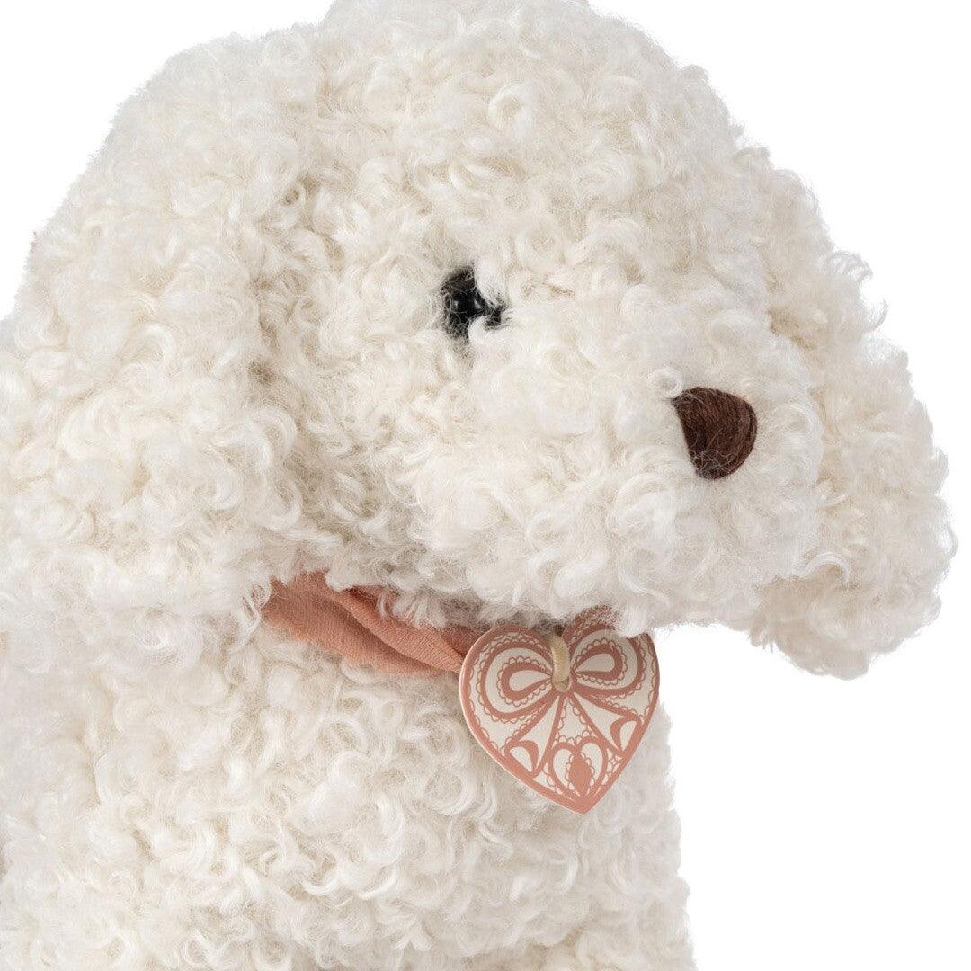 Konges sløjd knuffelpuppy met draagtas - 24 cm