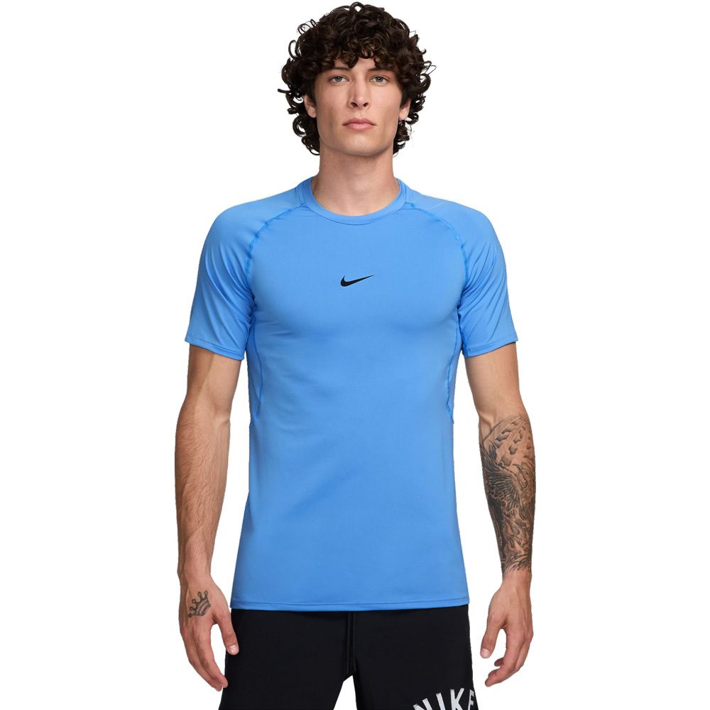 Nike Pro Dri-Fit Slim T-Shirt Herren university blue