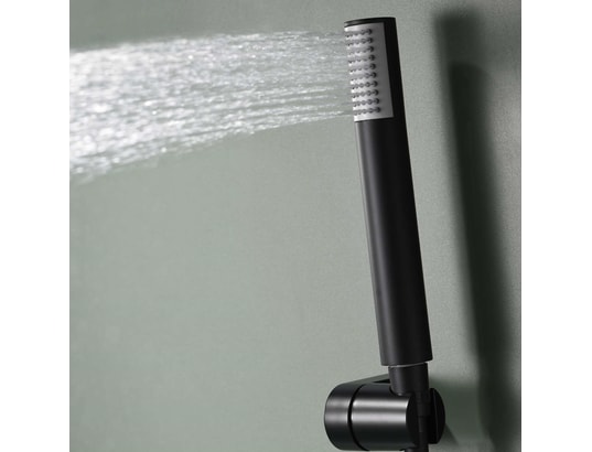IMEX - Mitigeur de douche Ensemble douche thermostatique black gun métal - line