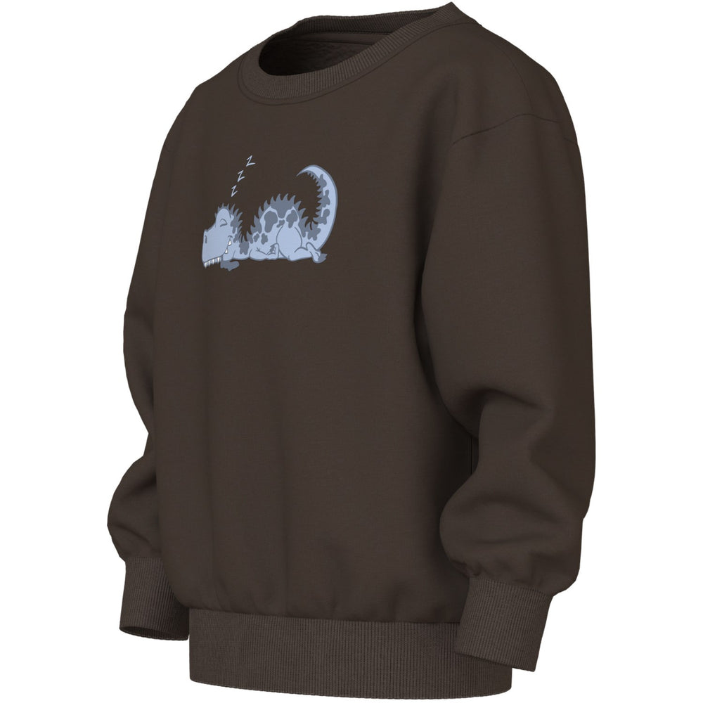 Køb Name It Delicioso Sleeping Nmmvildar Ls Nreg Sweat Bru