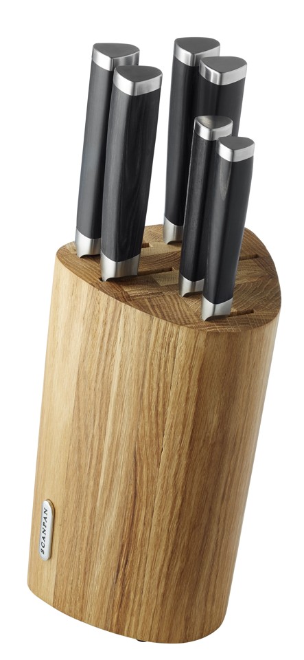 Scanpan - Maitre D Knivblok + 6 Knive