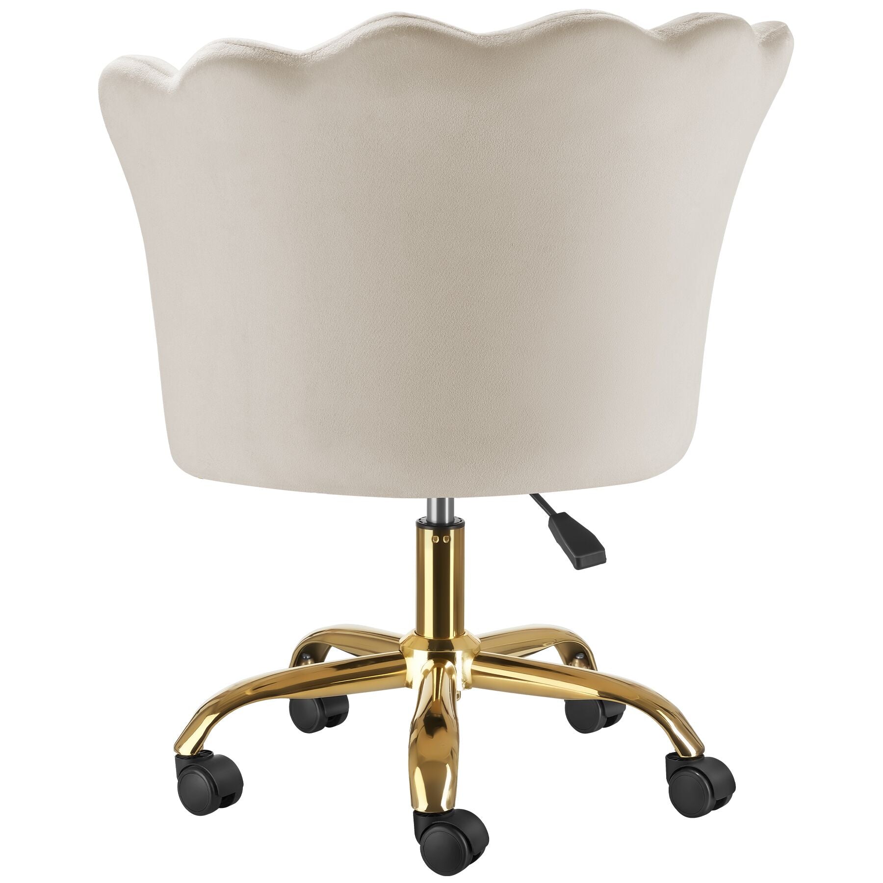 tectakeÂ® Bureaustoel Stella fluweel, gestoffeerd, dubbele wielen
