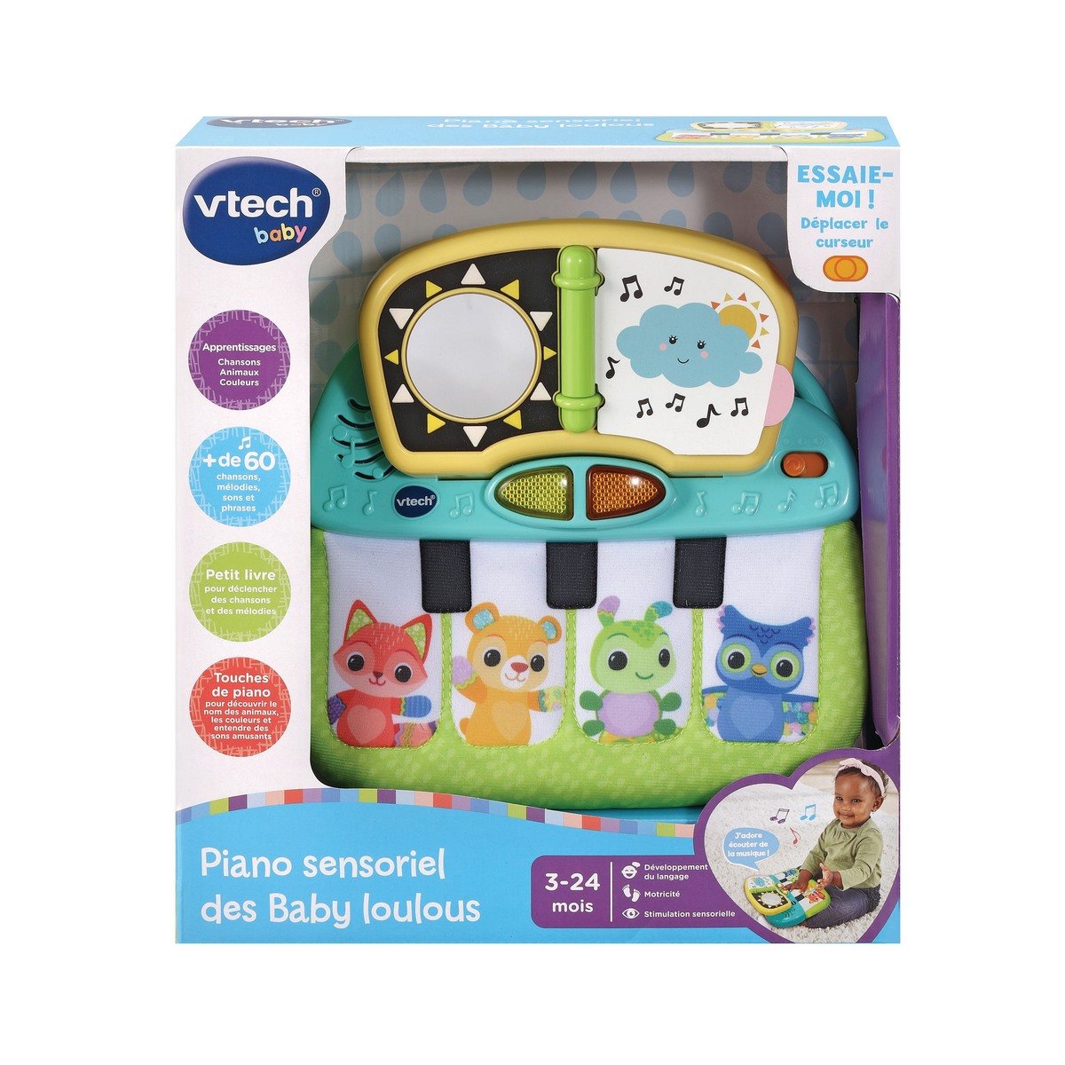 Piano Sensoriel Baby Loulous