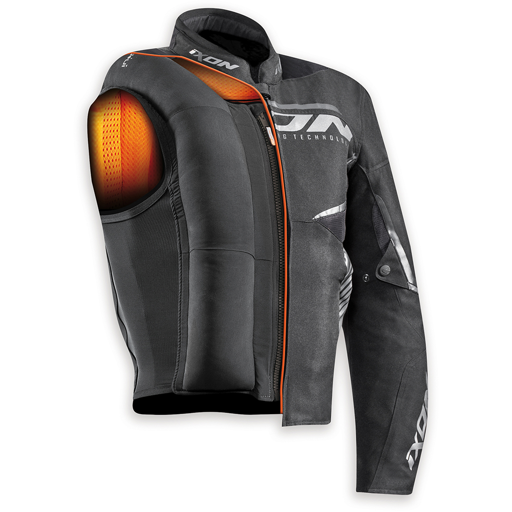 Ixon - Gilet Airbag IX-Airbag U03 Noir / Orange