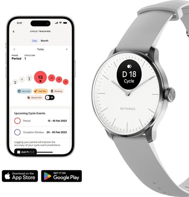 Withings ScanWatch Light hybrid-smartwatch 37mm (hvid)