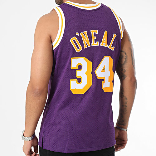Maillot De Baseball Swingman Road Los Angeles Lakers Shaquille ONeal Violet