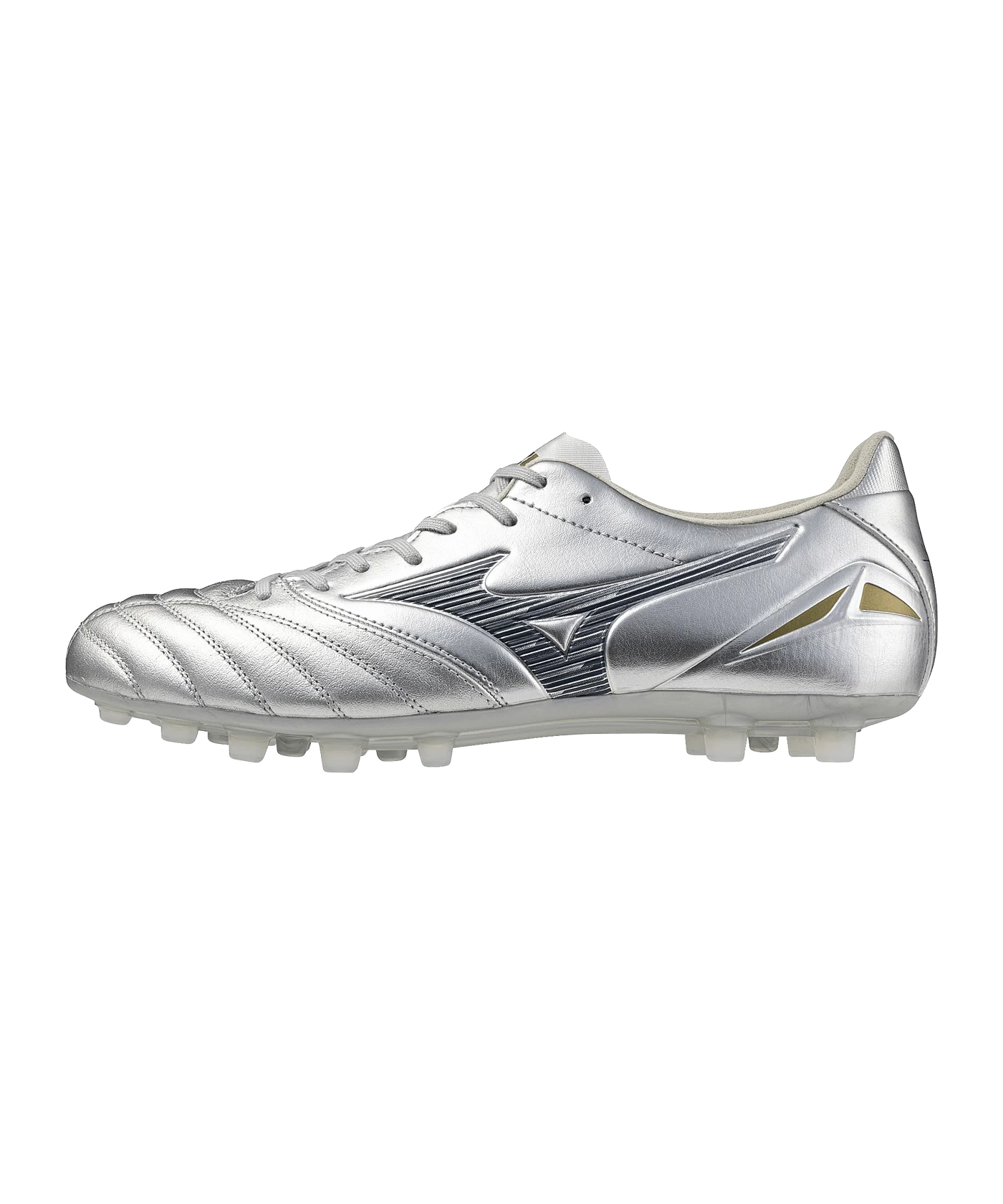 Mizuno Morelia Neo IV Pro AG Platinum Silver Silber F04