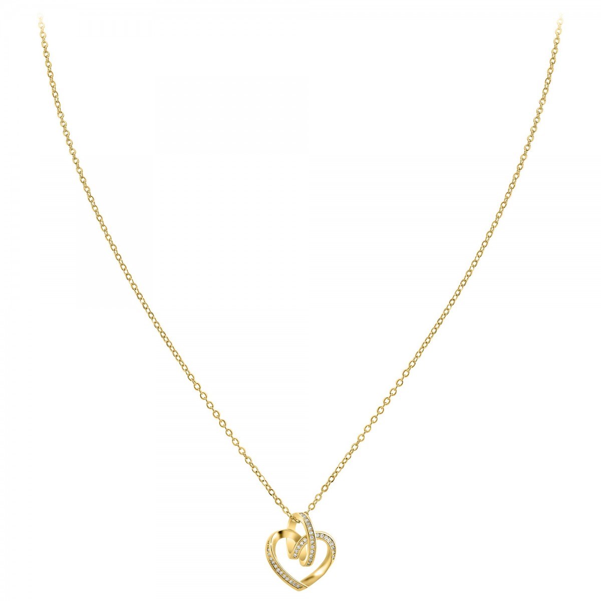 Collier coeur SC Bohème orné de Zirconium