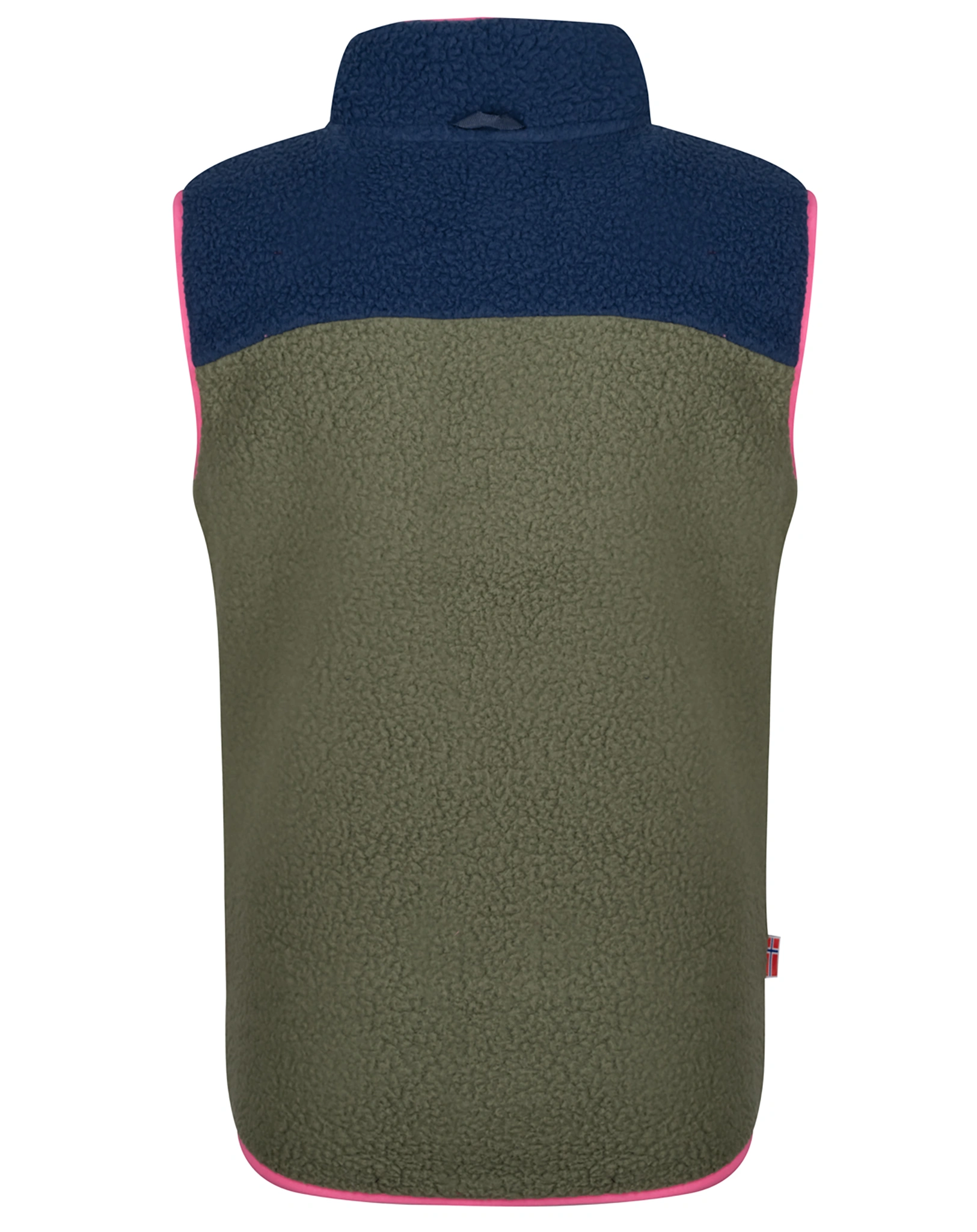 Fleece-WeKids HEMSEDAL in navy/olive/magenta