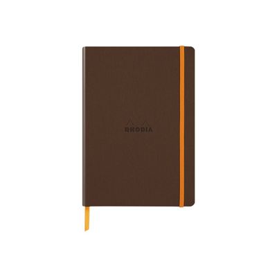 RHODIA Rhodiarama - Carnet souple A5 - 160 pages - ligné - bronze
