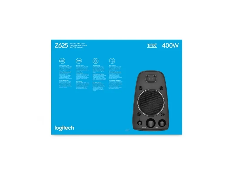 Logitech Z625 - Højttalersystem - 2.1-kanal - 200 Watt (Total)