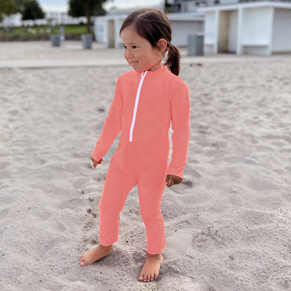 Køb Petit Crabe Tropicana Lou Heart Badeheldragt L/S