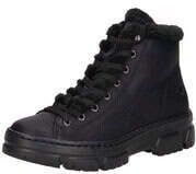 Rieker - Gesloten Enkelboots - Zwart - Leer