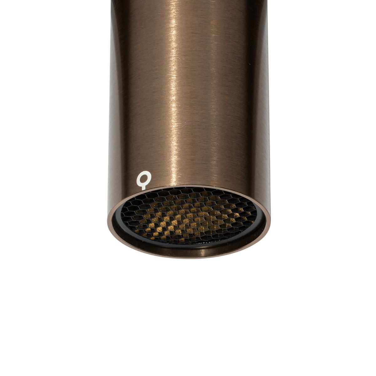 Moderne spot donker brons voor railsysteem 1-fase GU10 50mm - Iconic Ruby Honey