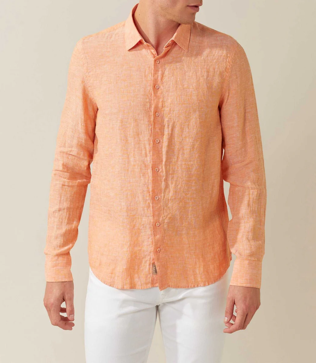 Chemise casual orange 