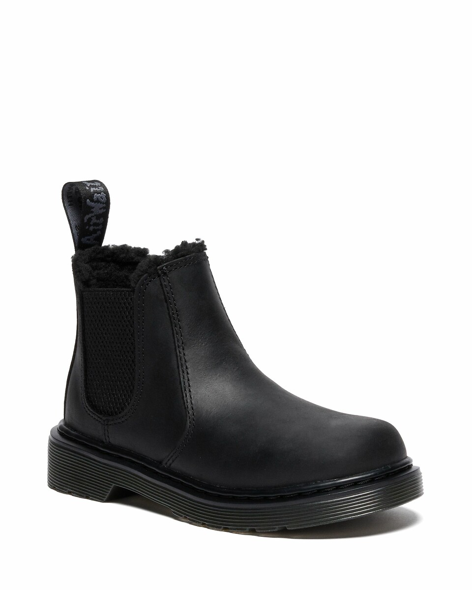 DR. MARTENS<br>Botas Chelsea de couro forrado 2976 Leonore