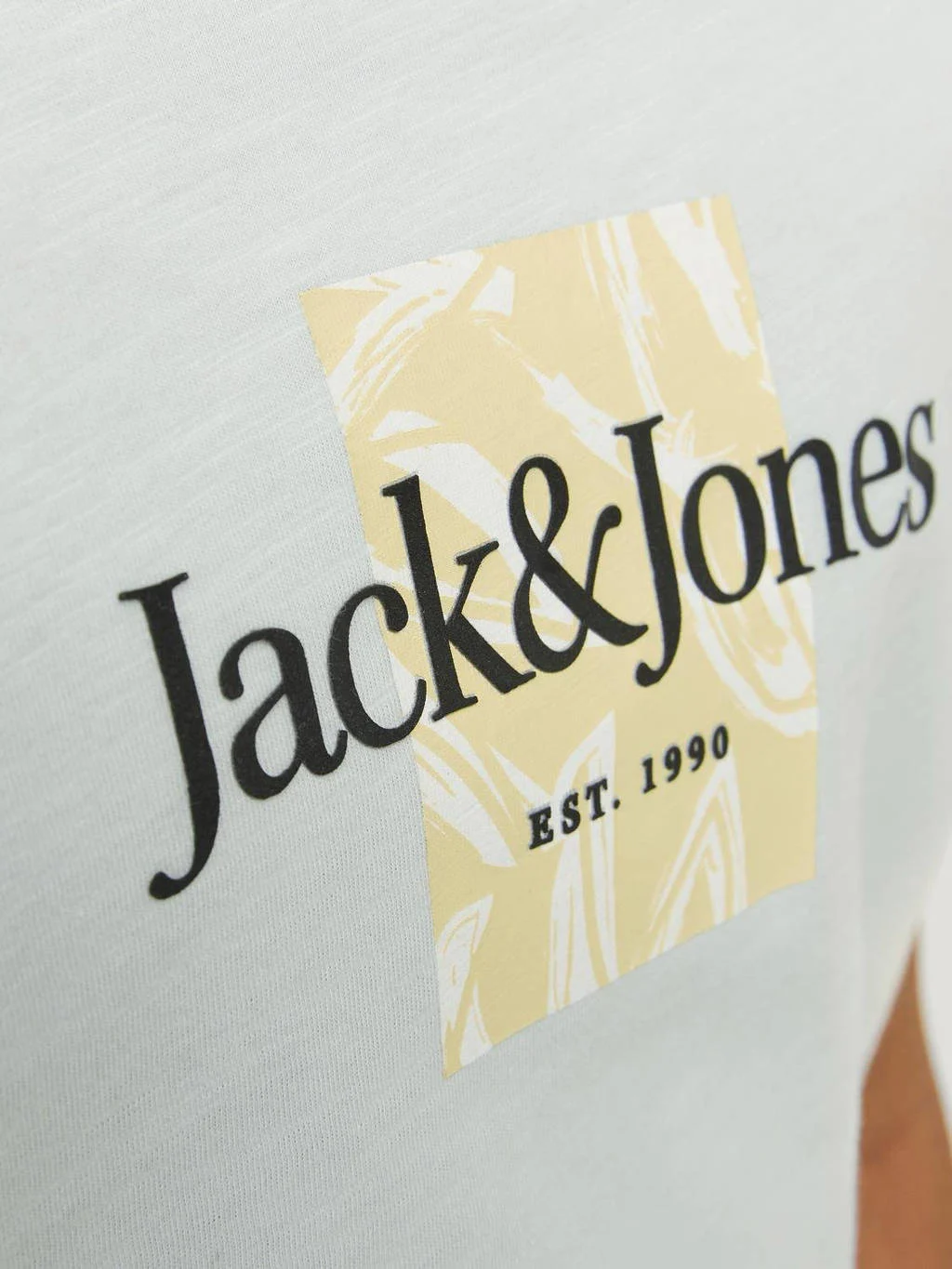 JACK & JONES T-shirt JORLAFAYETTE met logo licht mintgroen