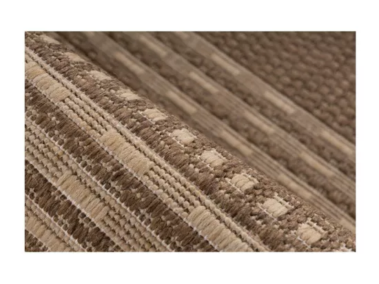 Tapis 170x120cm, design F105A coloris café - Confort et élégance pour votre intérieur