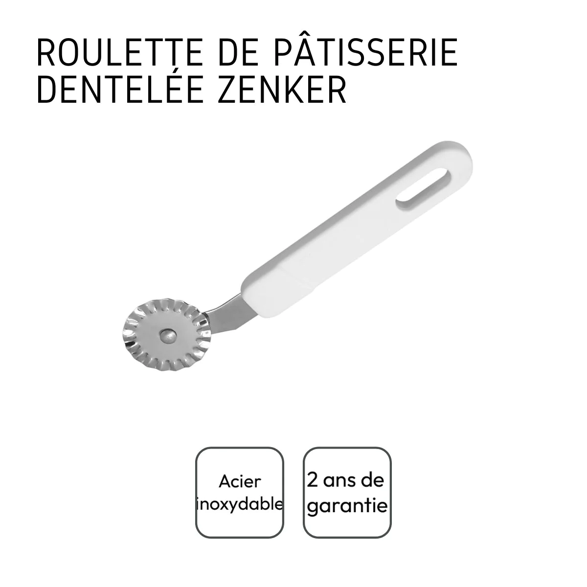 Roulette découpe pâte Smart Pastry Zenker