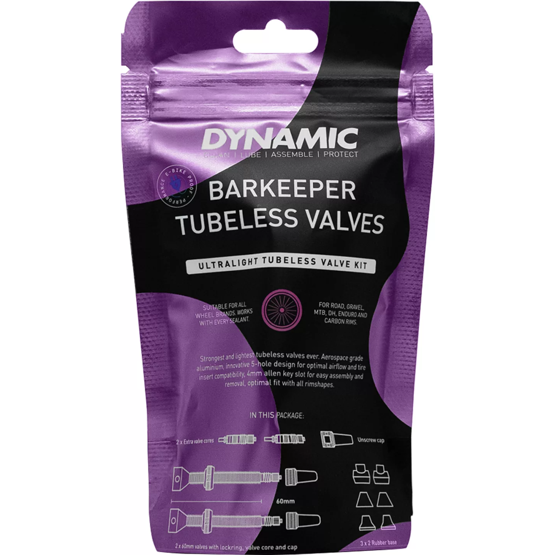 Dynamic Bike Care Barkeeper Tubeless Ventiel Set