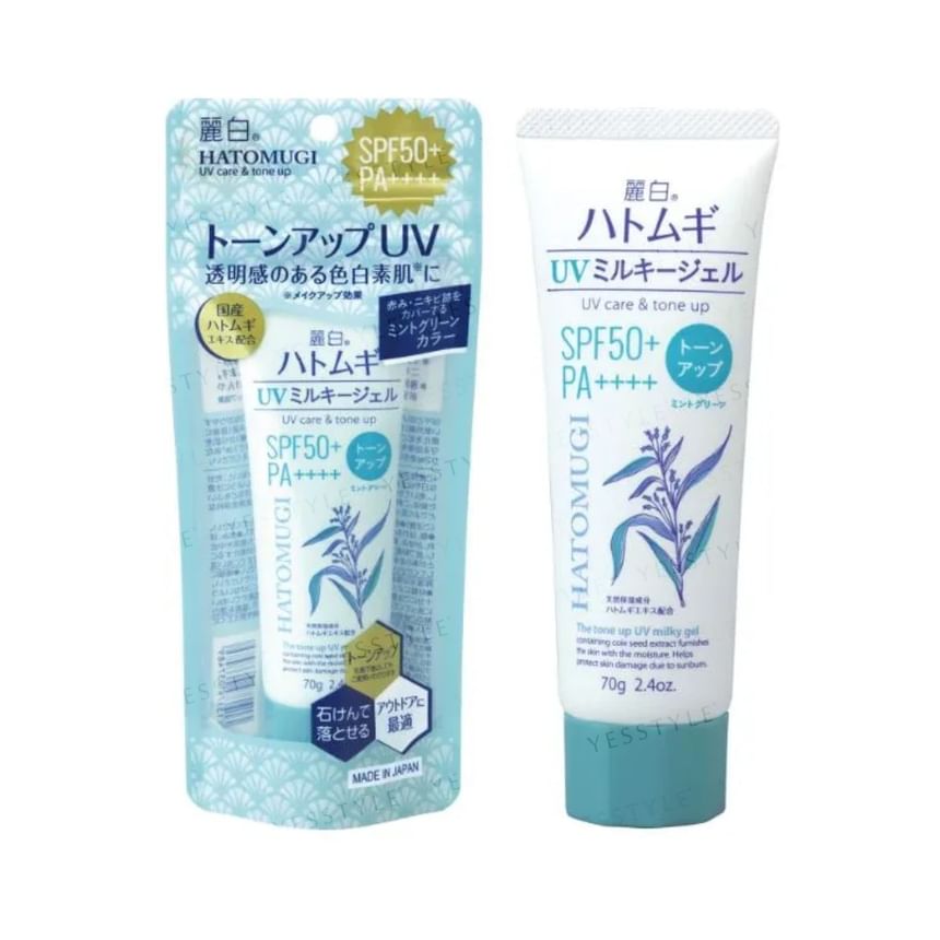 KUMANO COSME - Reihaku Hatomugi The Tone Up UV Milky Gel SPF 50+ PA++++