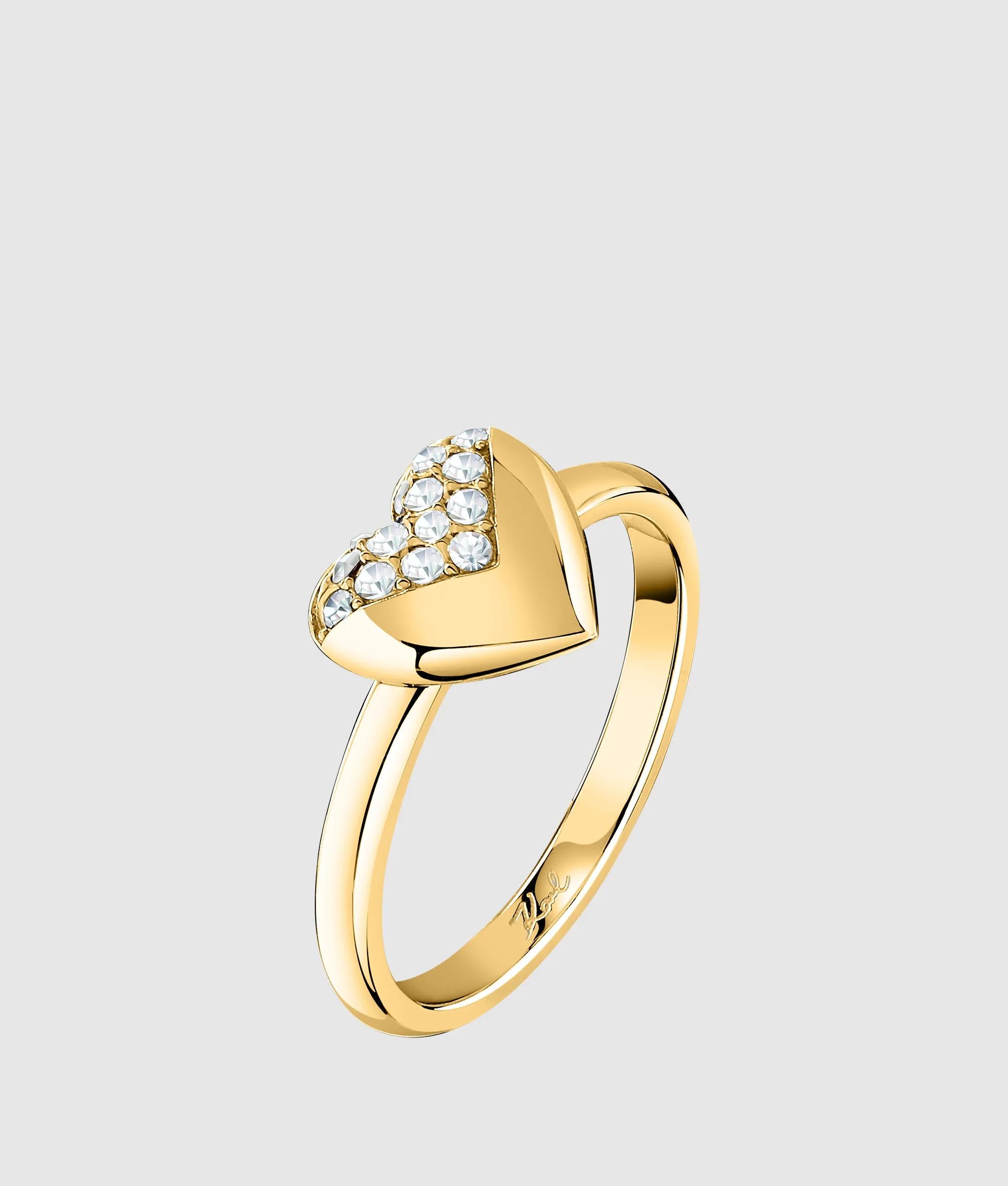 Ring met hartbedel