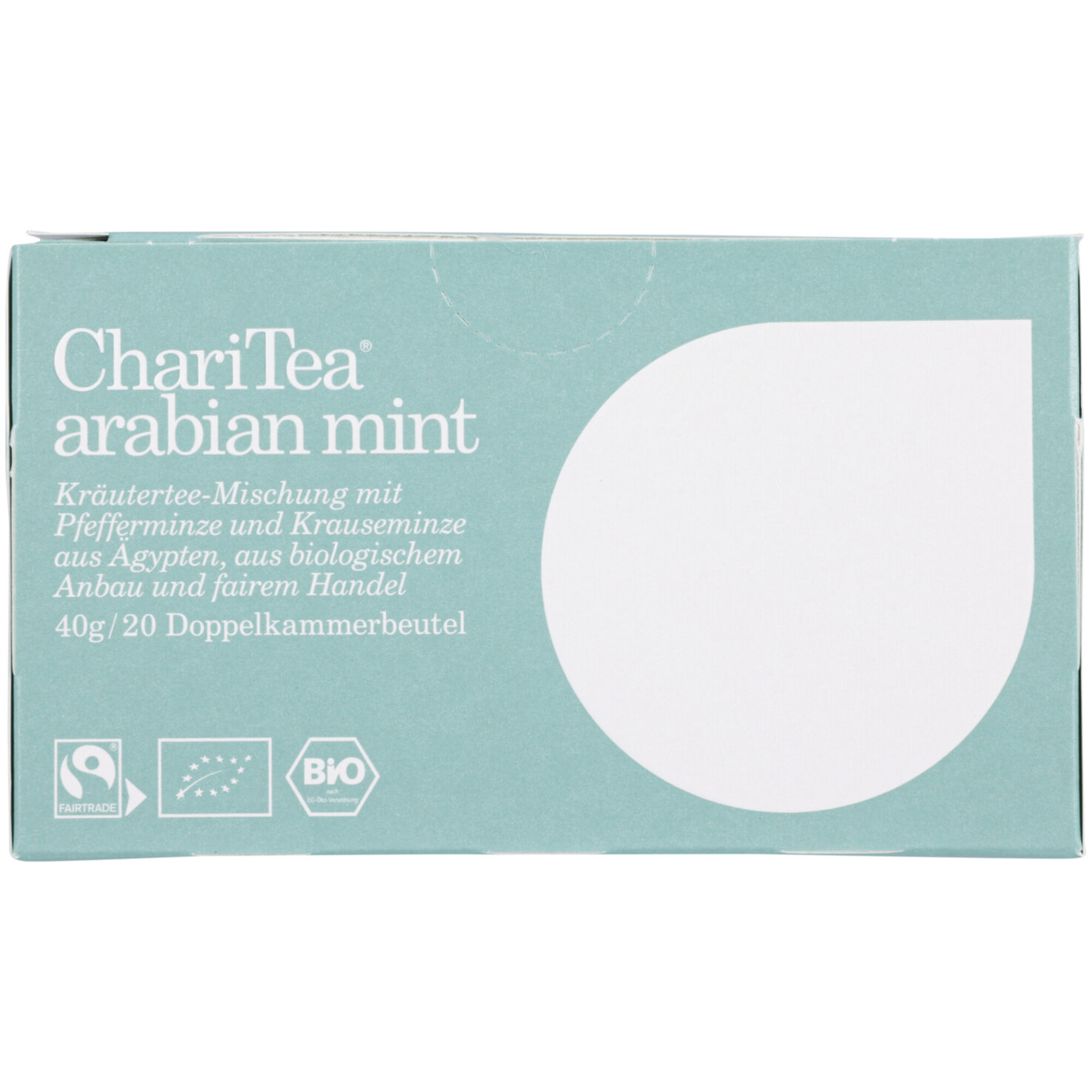 Charitea Bio Arabian mint 20 Portionen
