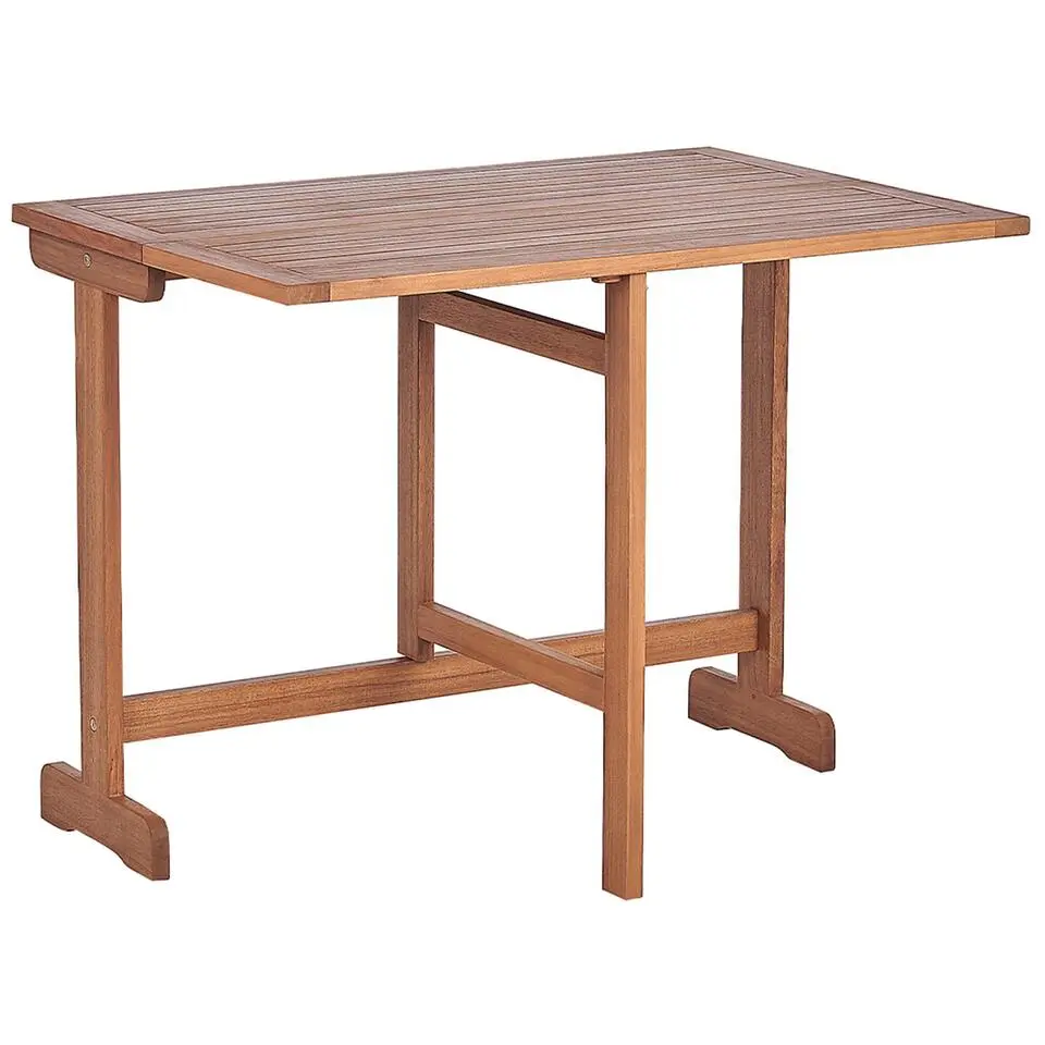 LENOLA - Bistroset voor 2 - Lichte houtkleur - Acaciahout
