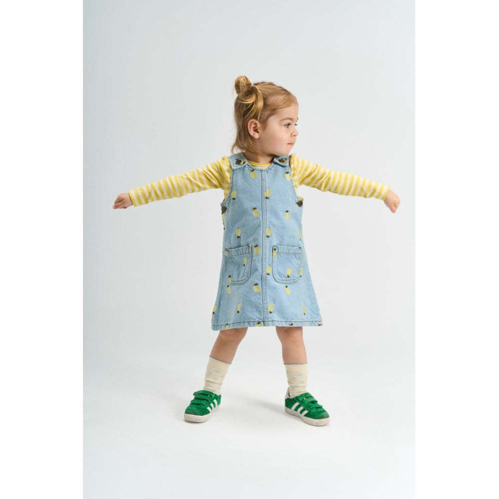 Køb THE NEW Siblings Light Blue Denim Emb Tnstsaja S_L Denim Dress